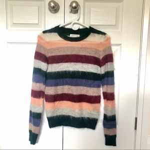 Isabel Marant Cassy Mohair Striped Sweater